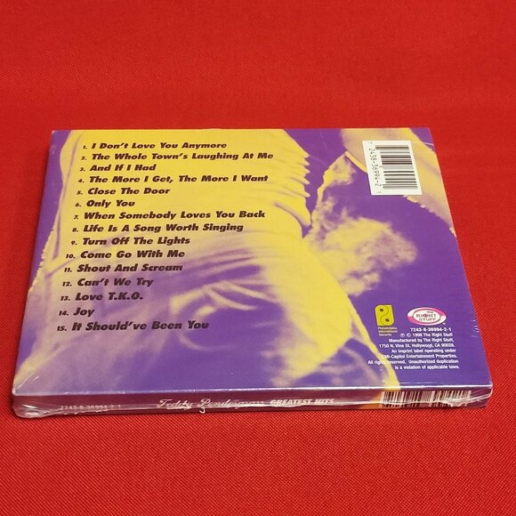 Teddy Pendergrass Greatest Hits CD 1998 New Sealed - Picture 4 of 6